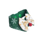 Snowflake Button Collar - Green