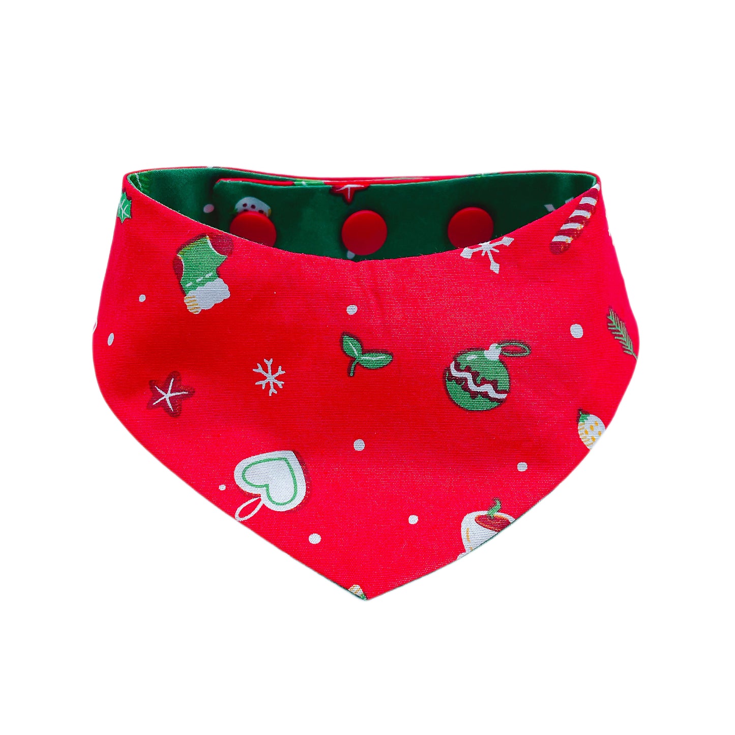 Christmas Coffee Bandana - Red & Green
