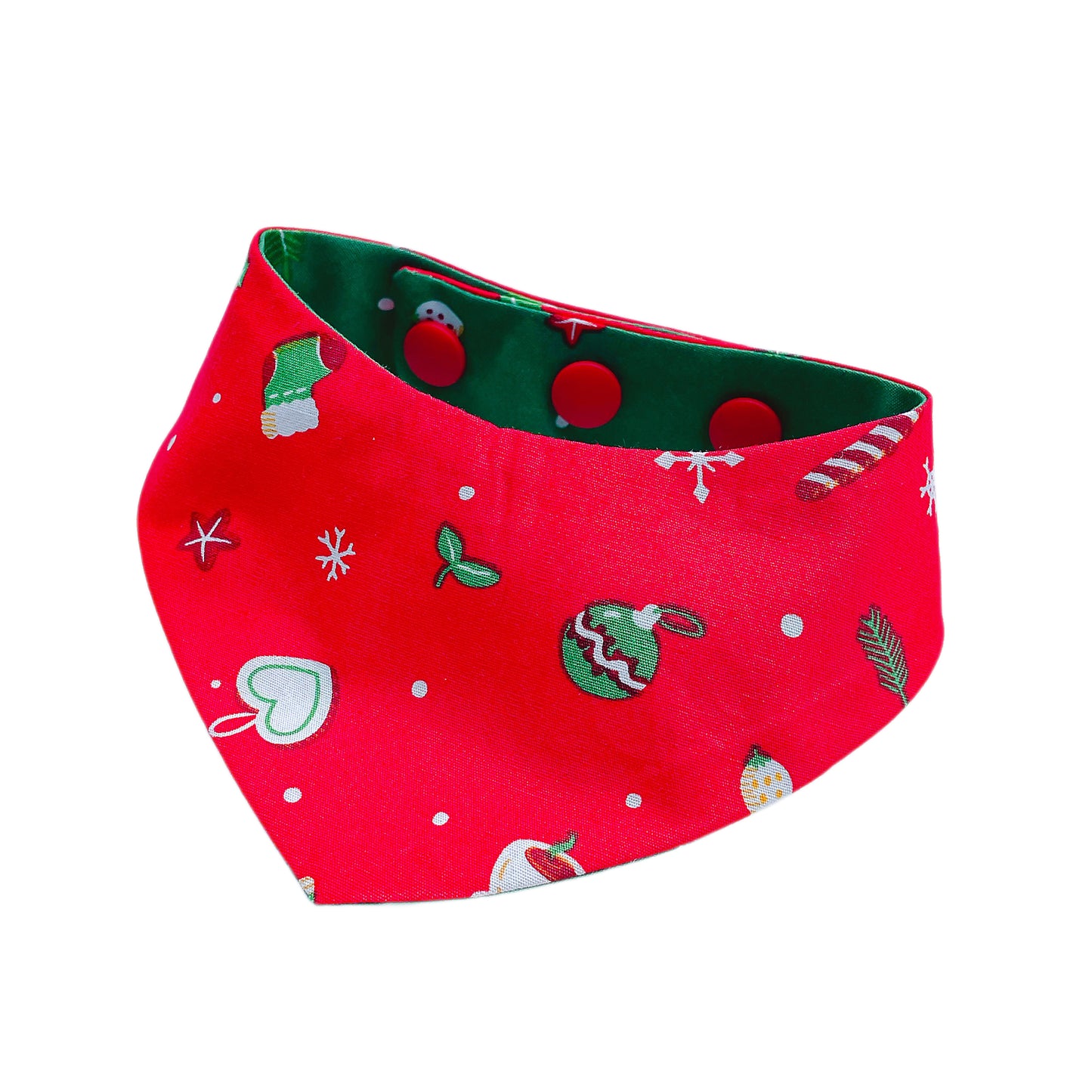 Christmas Coffee Bandana - Red & Green