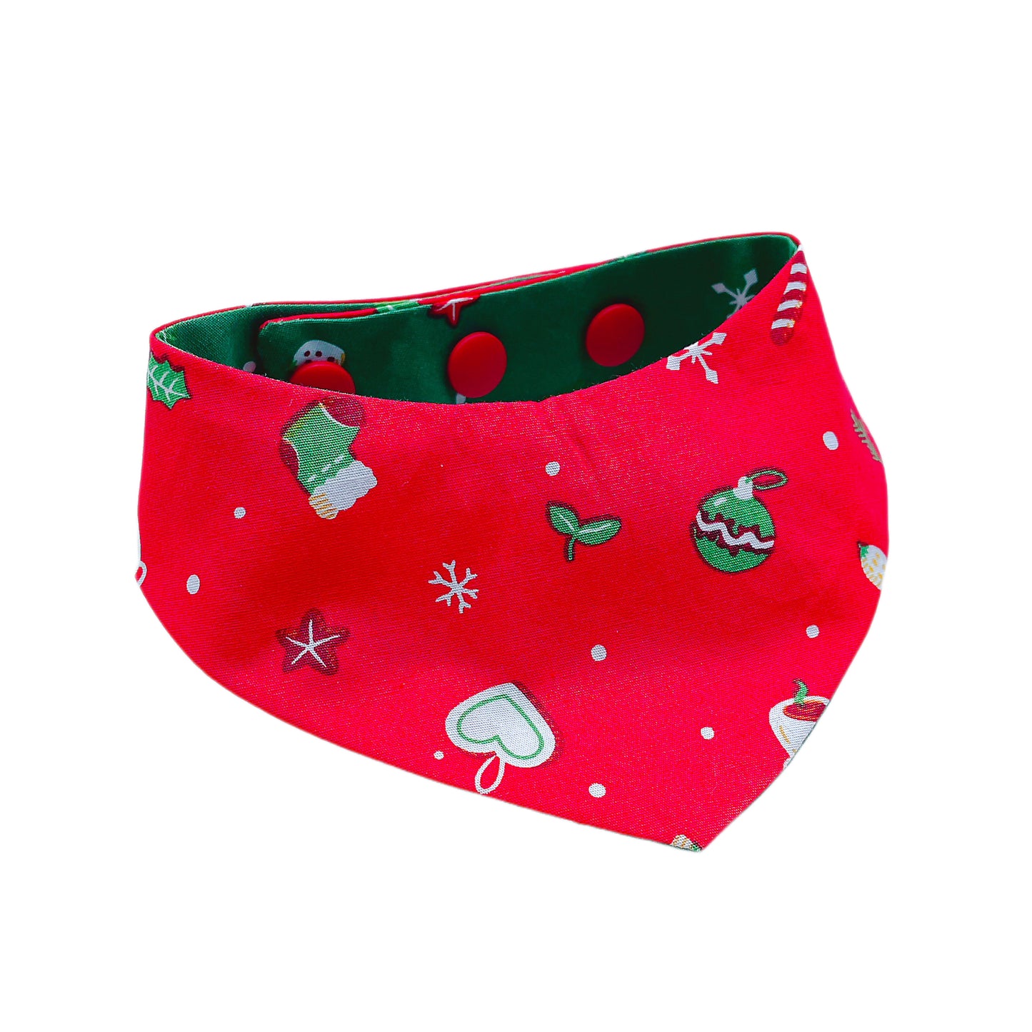Christmas Coffee Bandana - Red & Green