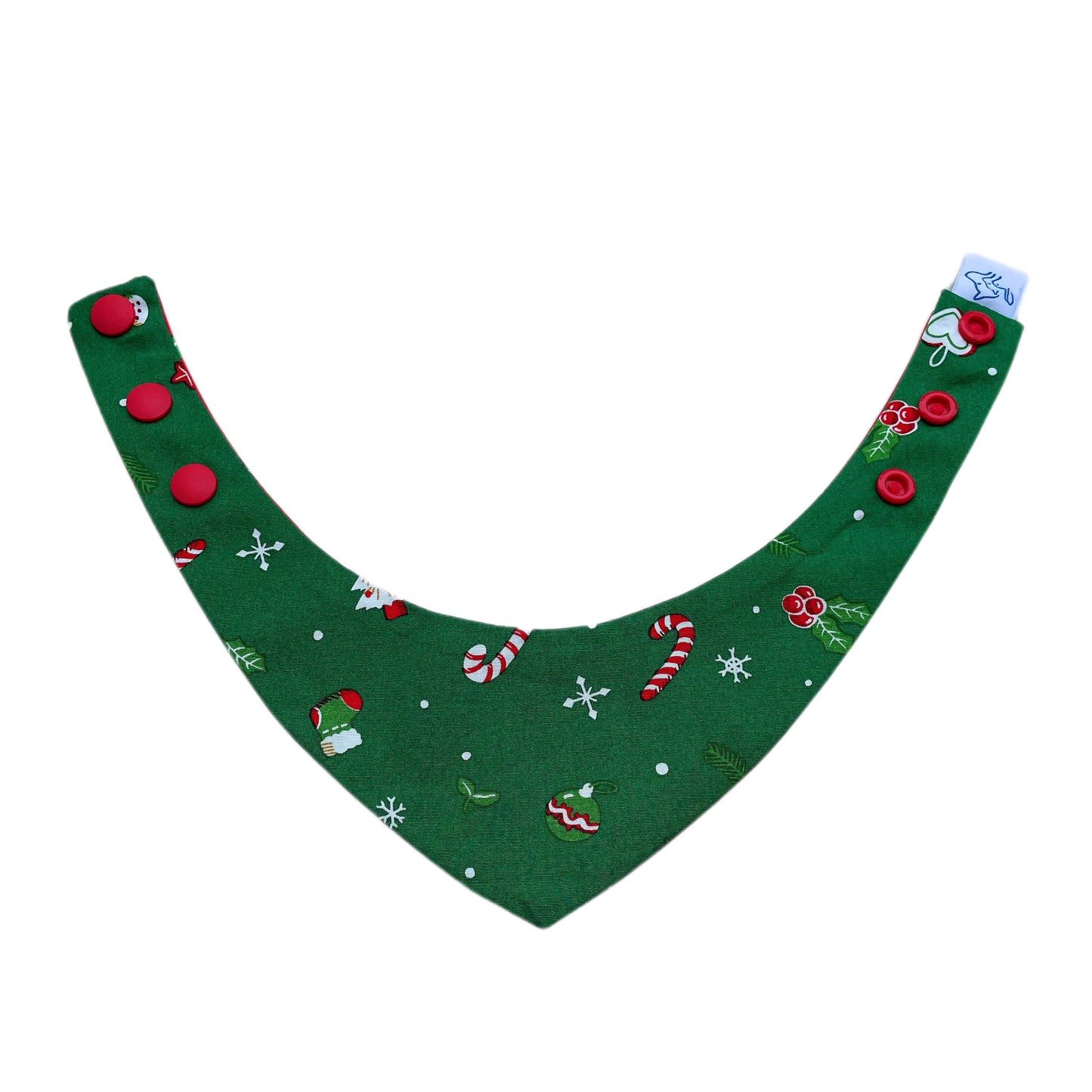 Christmas Coffee Bandana - Red & Green