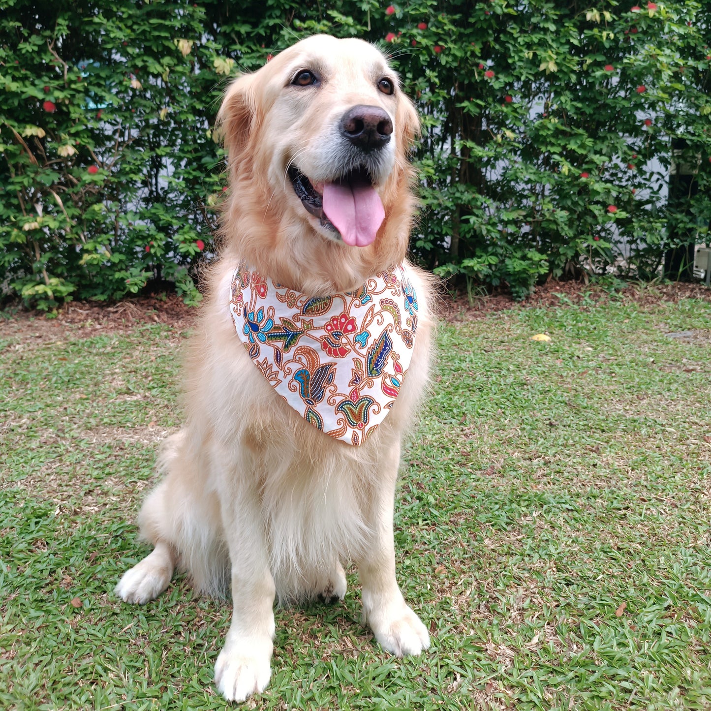 Batik Bandana - White