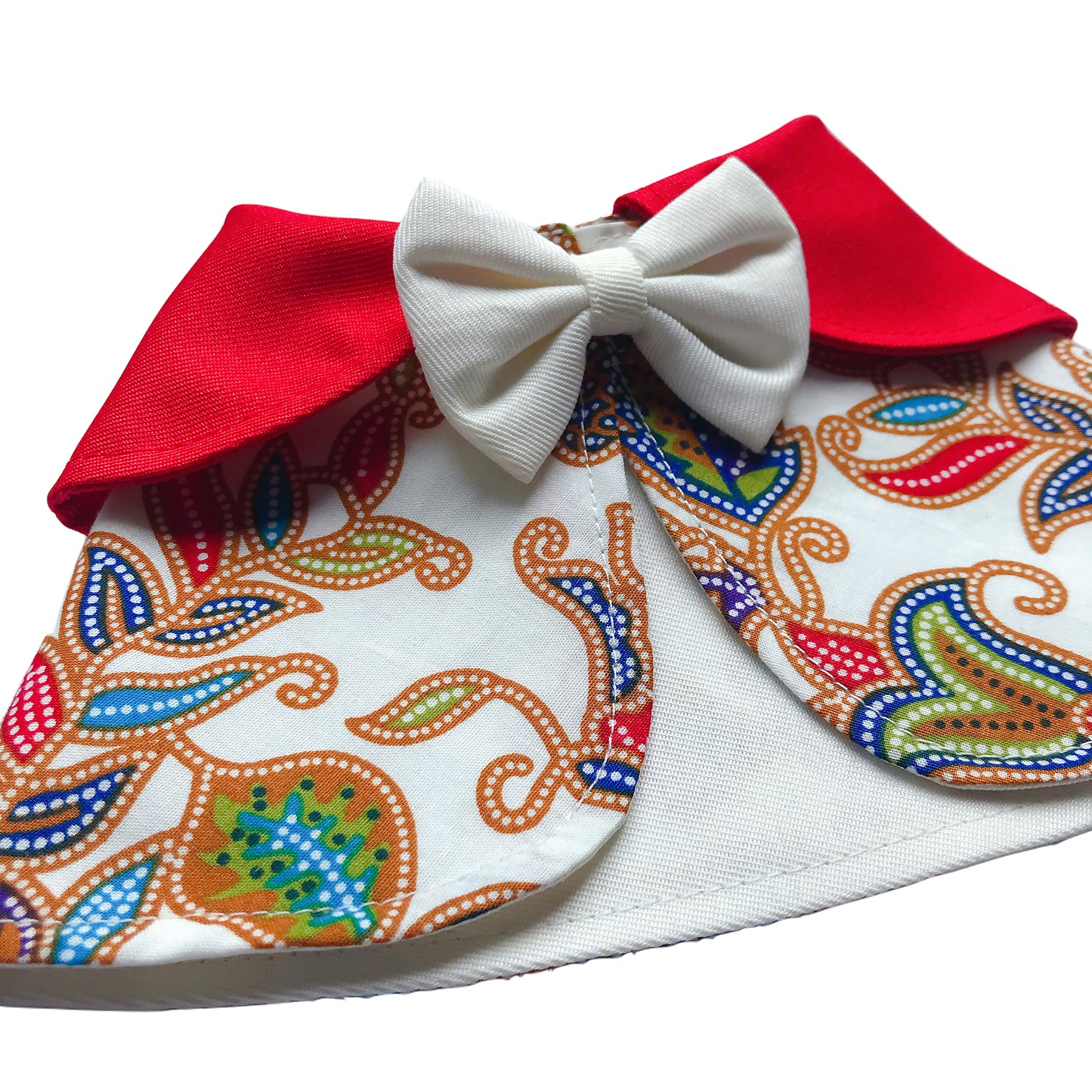 Batik Cape - White
