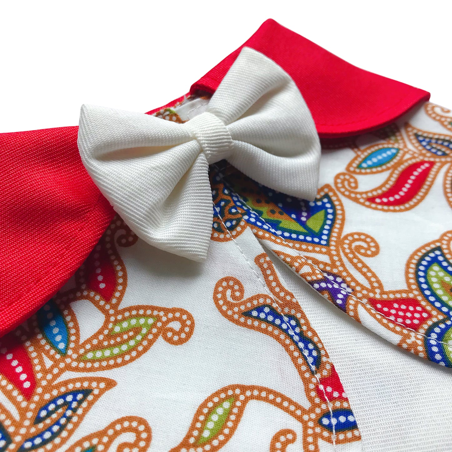 Batik Cape - White