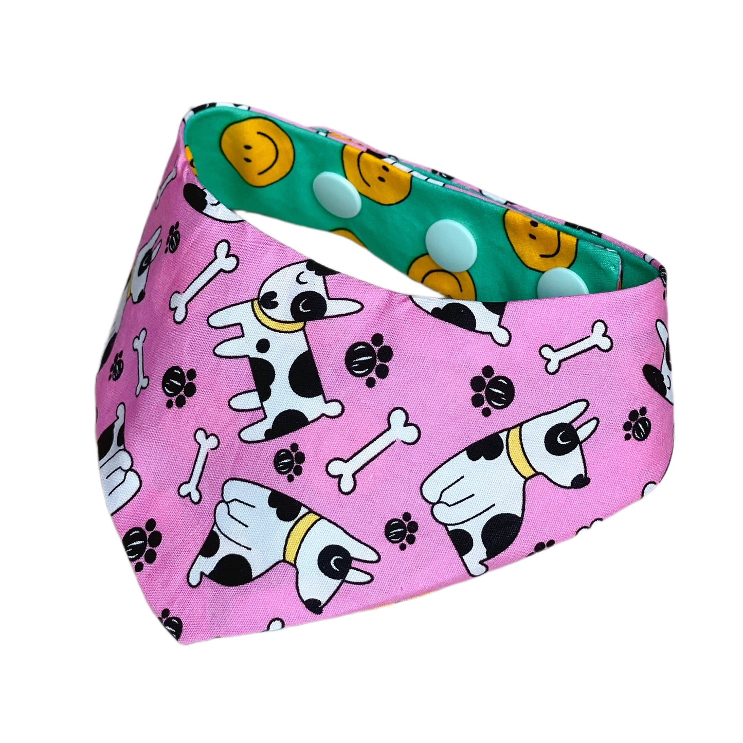 Bull Terrier Bandana - Pink