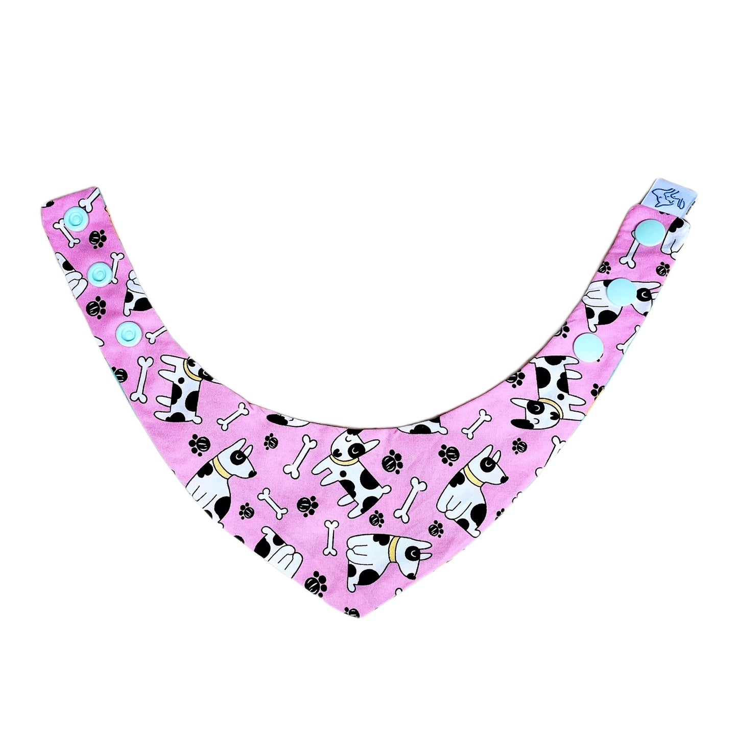 Bull Terrier Bandana - Pink