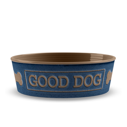 Good Dog Pet Bowl - Indigo