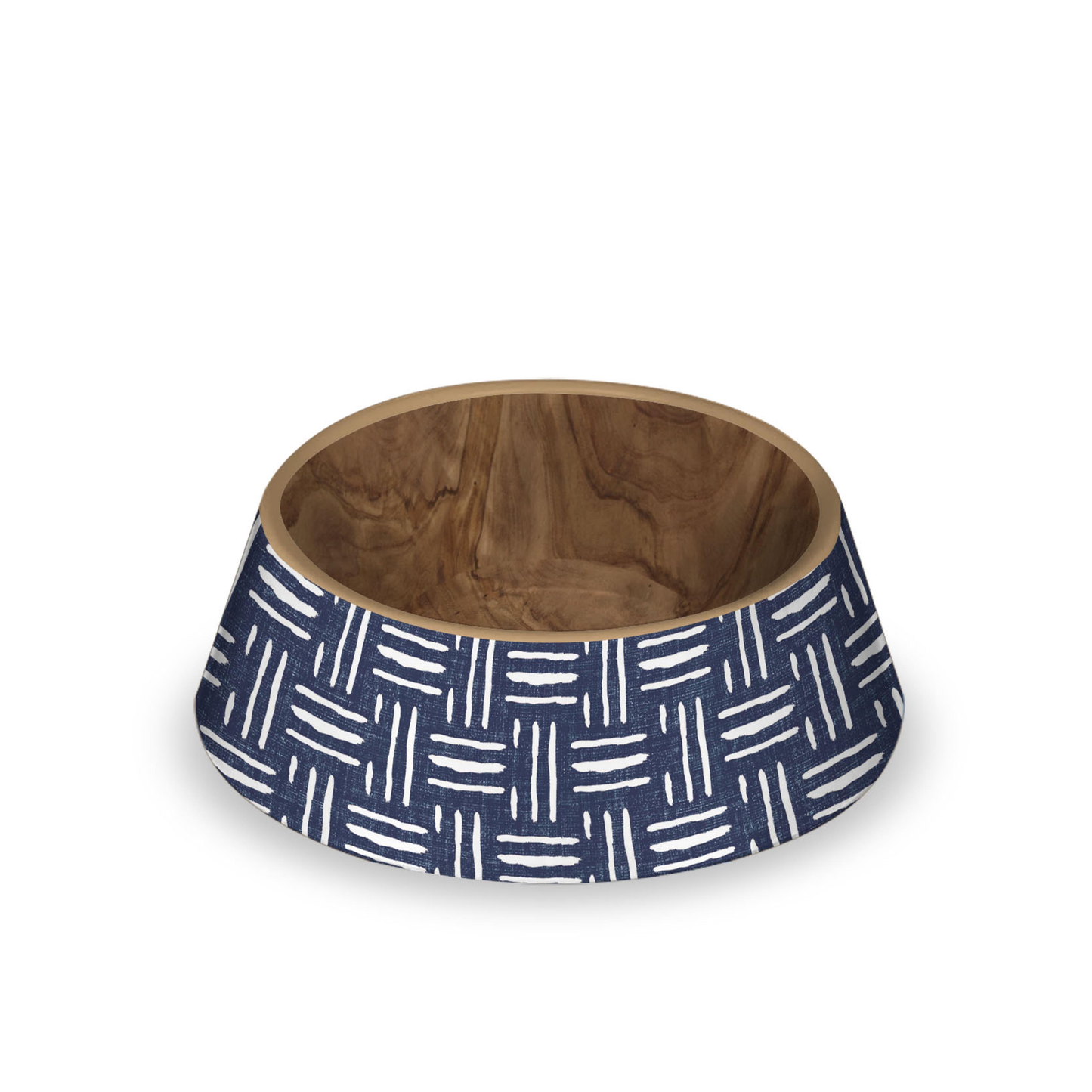 Indigo Oasis Double Wall Pet Bowl - Medium