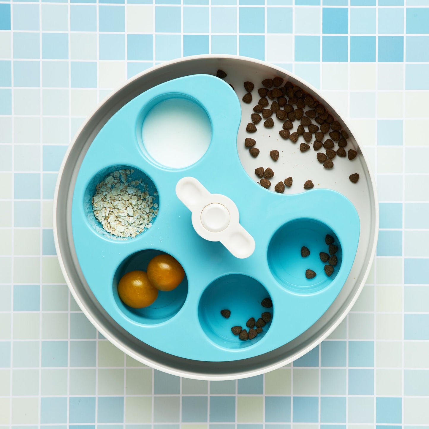 SPIN Interactive Feeder - Palette - Blue (Medium)