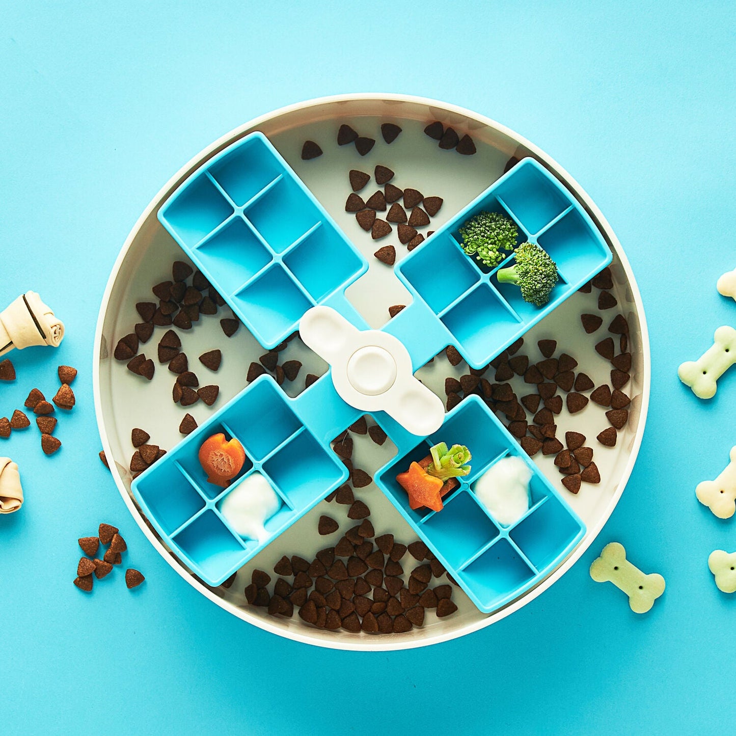 SPIN Interactive Feeder - Windmill - Blue (Easy)