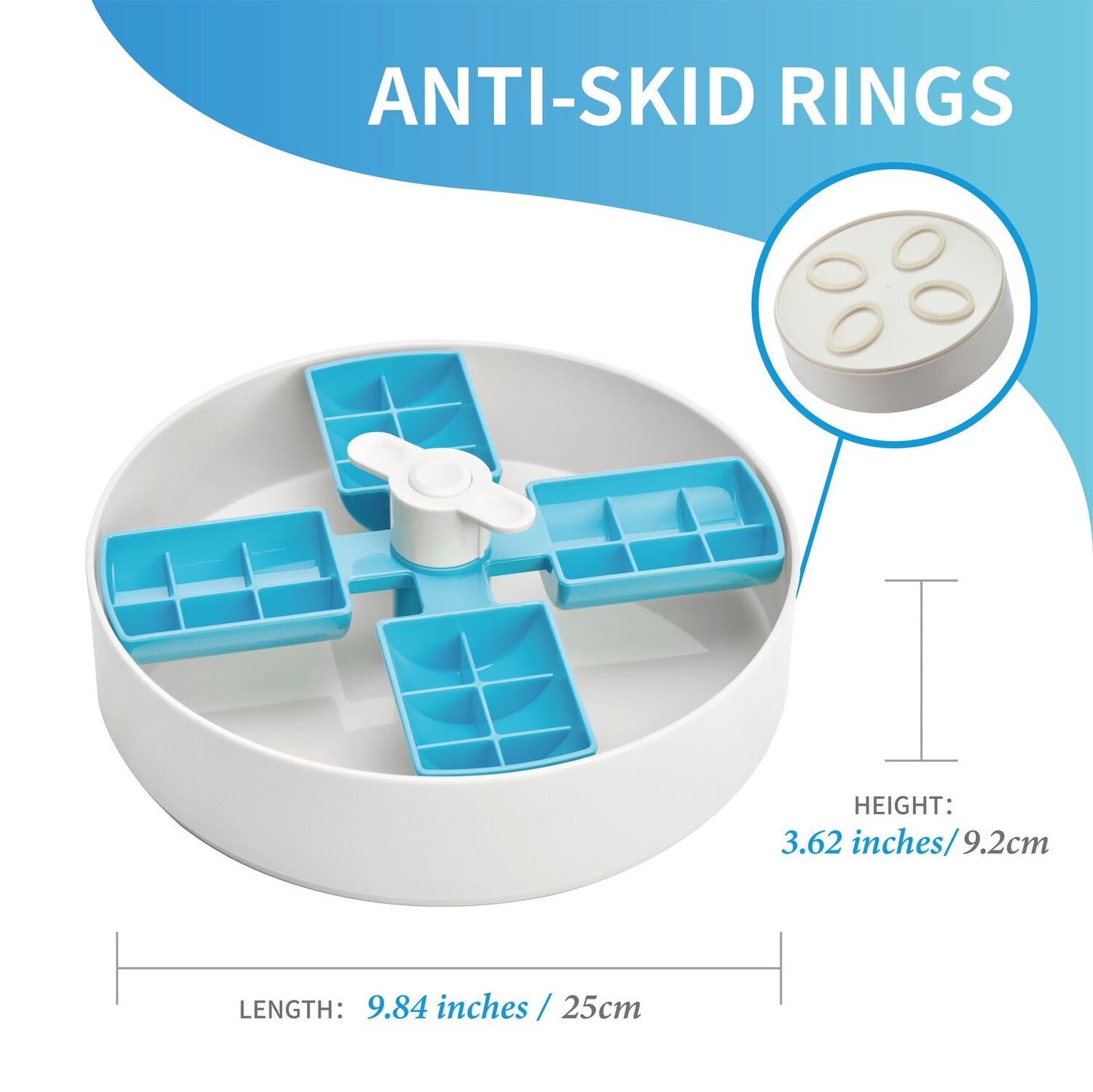 SPIN Interactive Feeder - Windmill - Blue (Easy)
