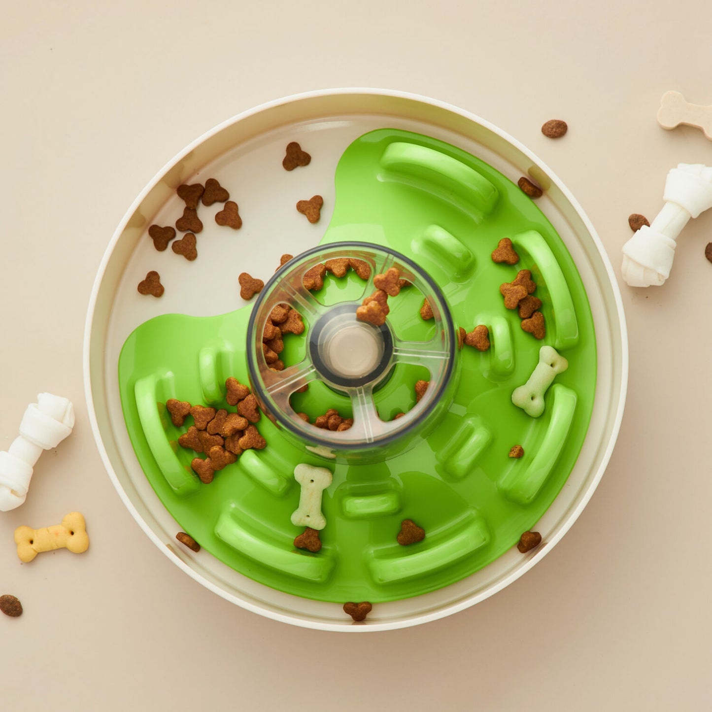 SPIN Interactive Feeder - UFO Maze - Green (Tricky)