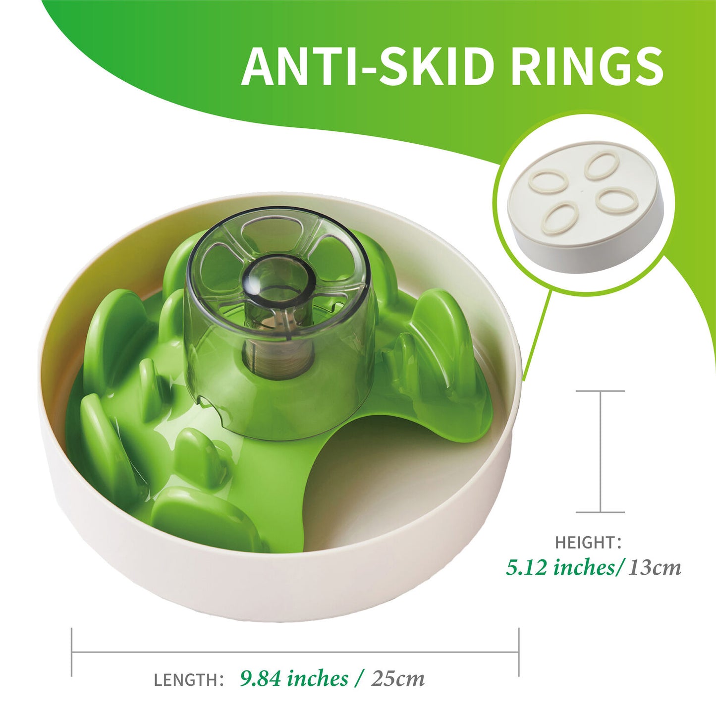 SPIN Interactive Feeder - UFO Maze - Green (Tricky)