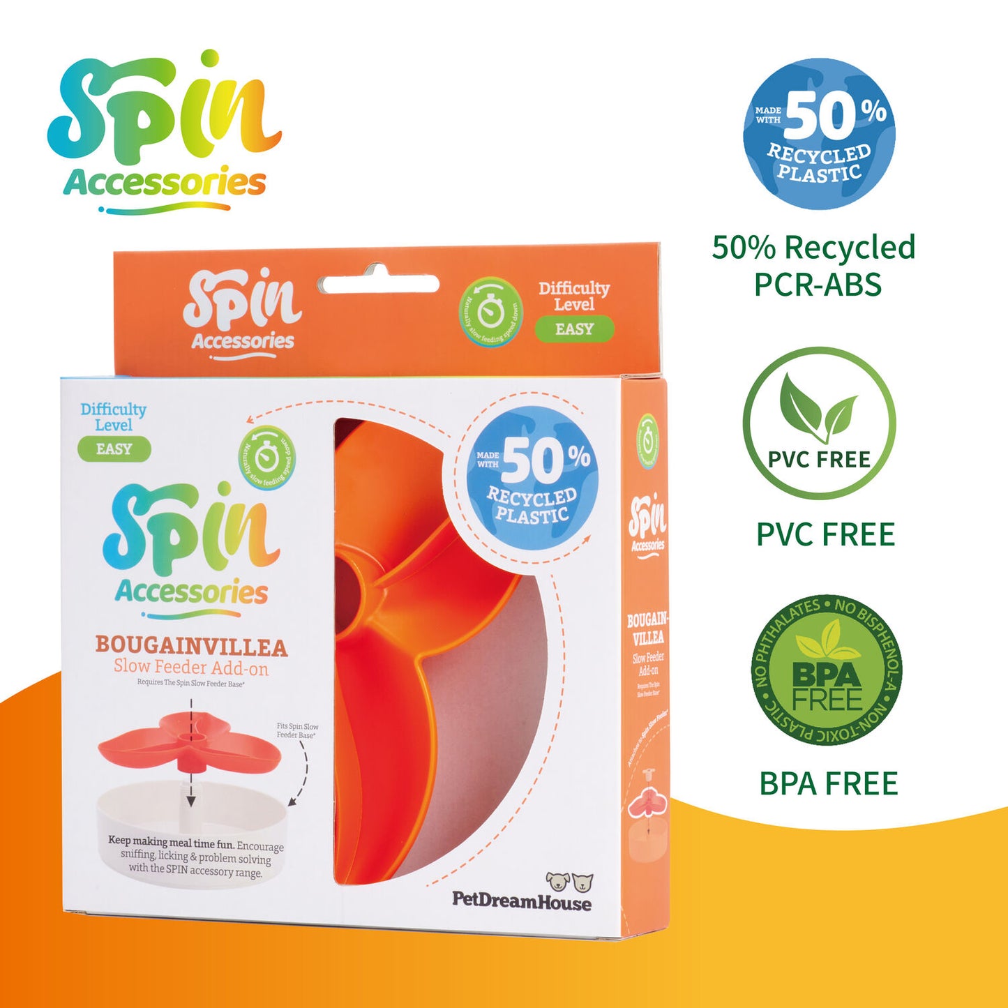 SPIN Accessories - Bougainvillea - Orange (Easy)