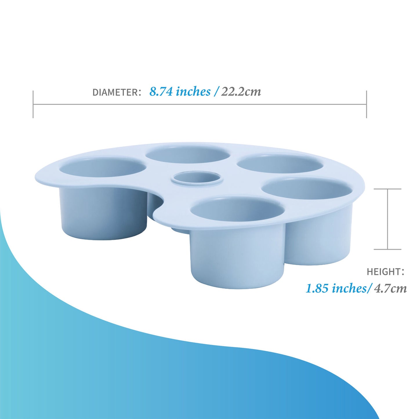 SPIN Accessories - Palette - Baby Blue (Medium)