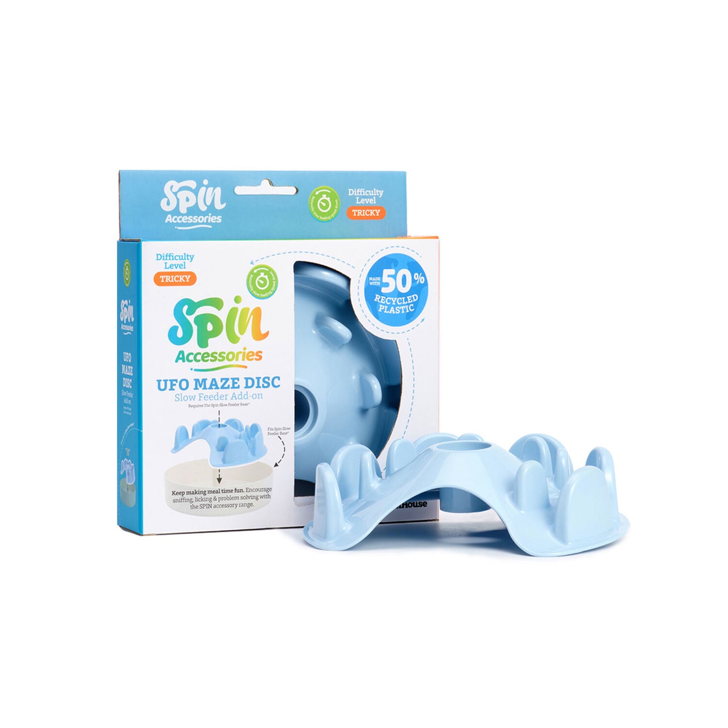 SPIN Accessories - UFO Maze Disc - Baby Blue (Tricky)