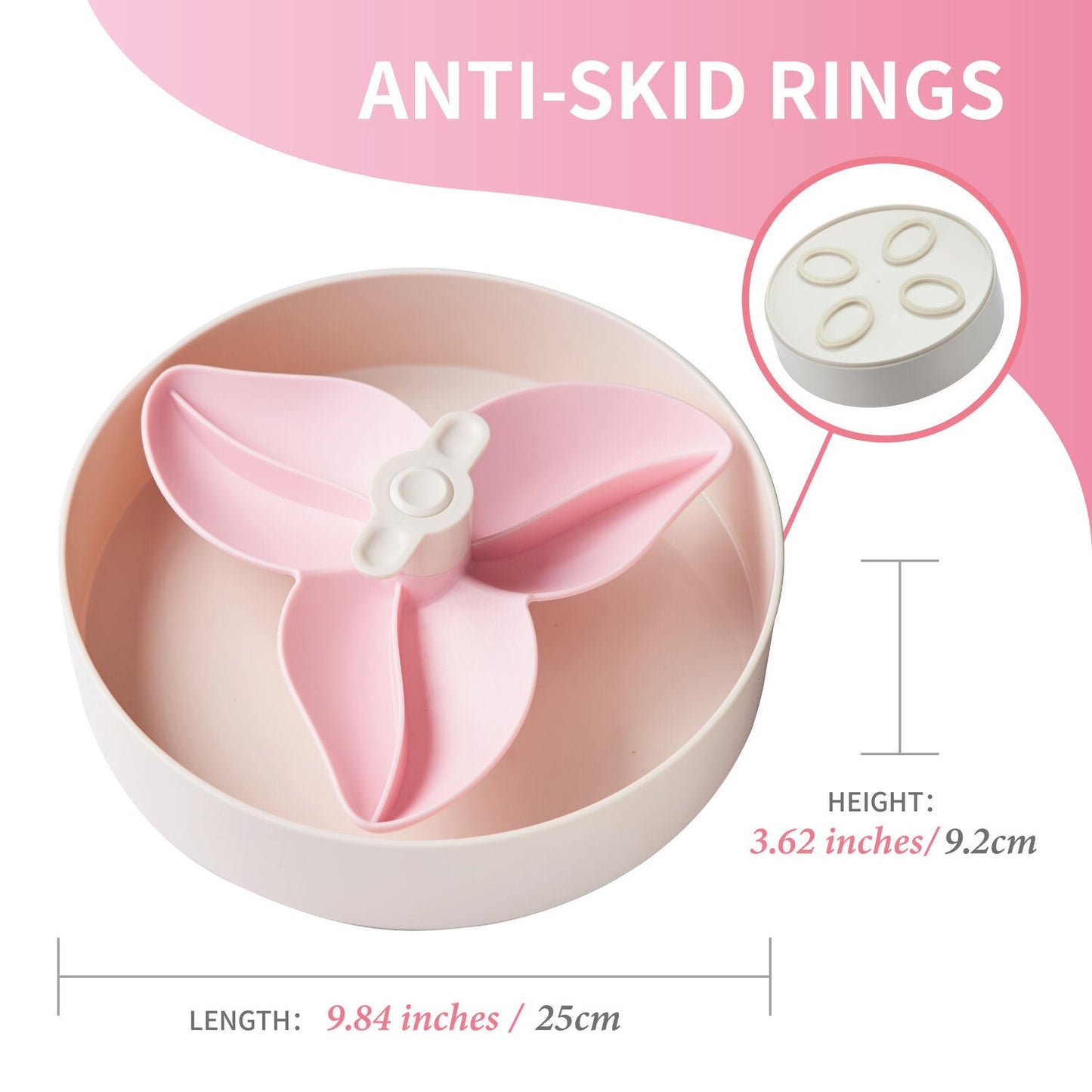 SPIN Interactive Feeder - Bougainvillea - Baby Pink (Easy)