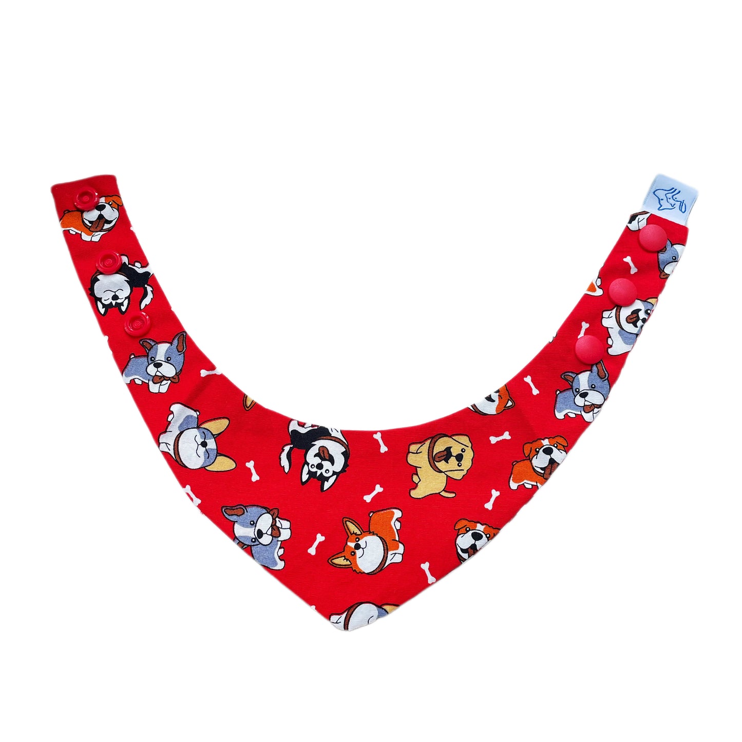 Puppies Bandana - Red