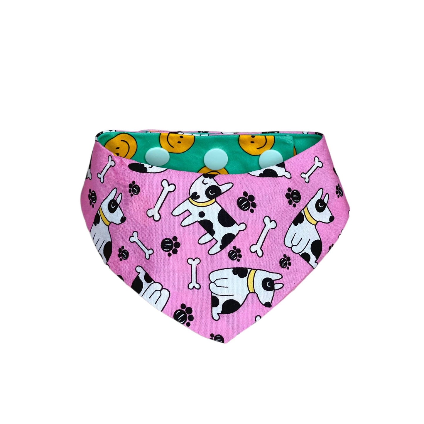 Bull Terrier Bandana - Pink