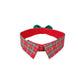 Christmas Plaid Collar - Red