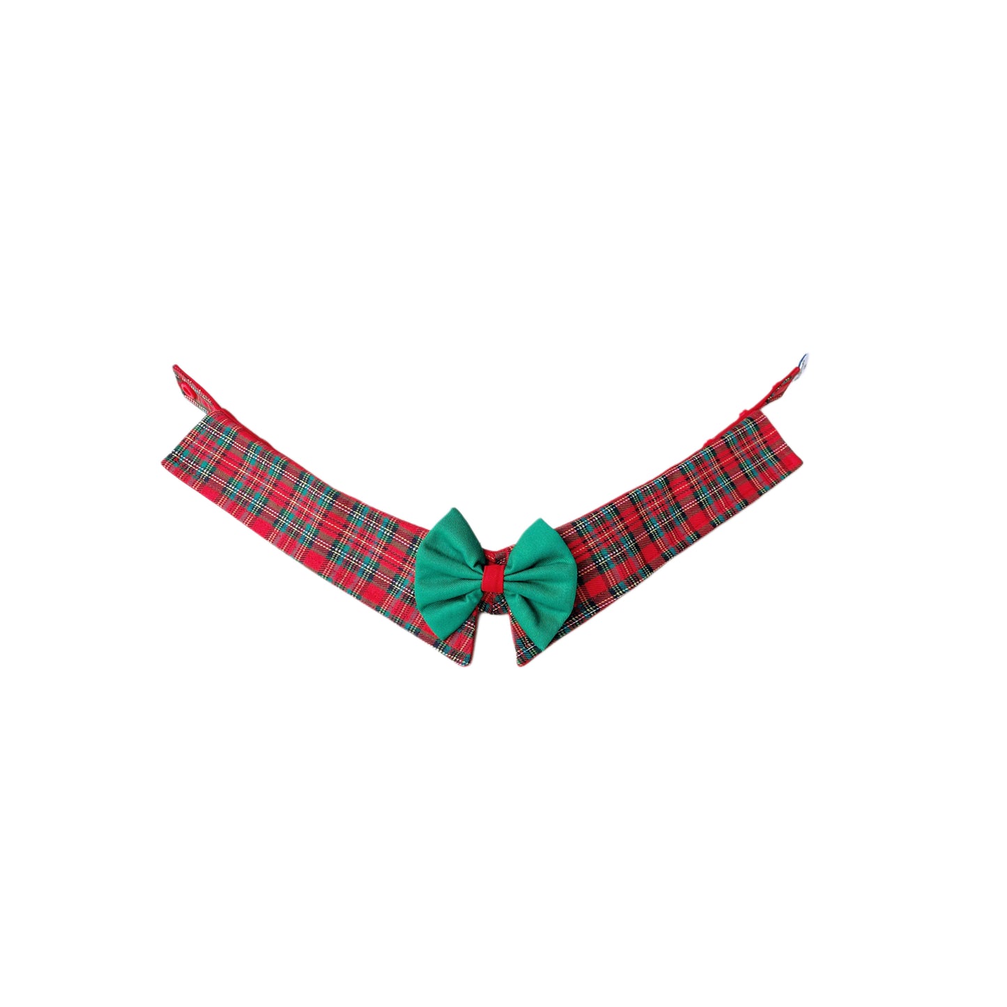 Christmas Plaid Collar - Red