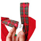 Christmas Plaid Collar - Red