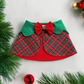 Christmas Plaid Cape - Red