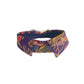 Batik Button Collar - Blue