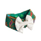 Batik Button Collar - Green