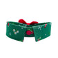 Christmas Coffee Button Collar - Green