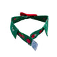 Christmas Coffee Button Collar - Green