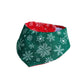 Snowflake Bandana - Red & Green