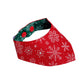 Snowflake Bandana - Red & Green