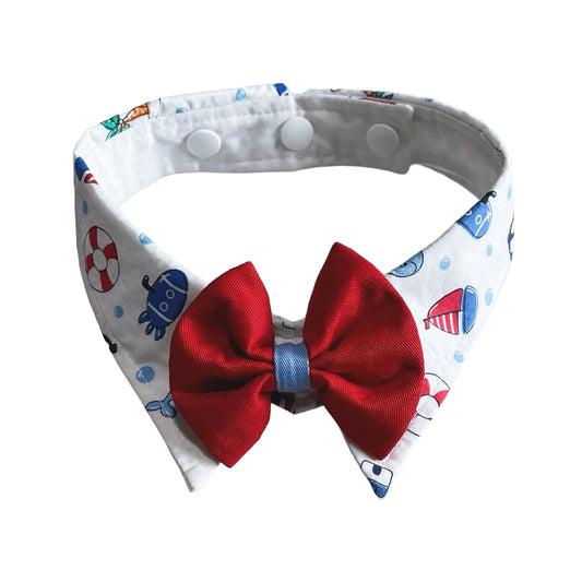 Beach Collar - White