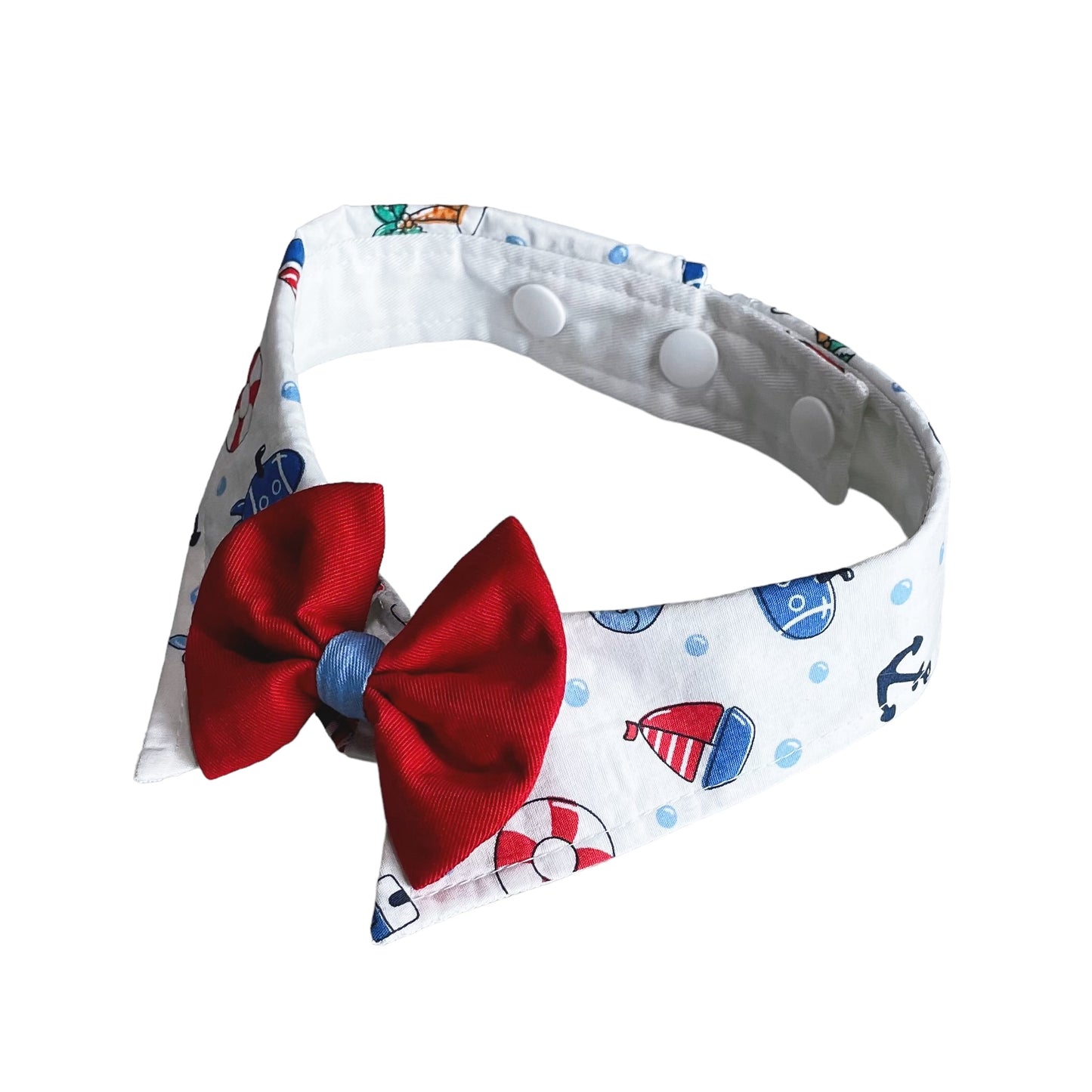 Beach Collar - White