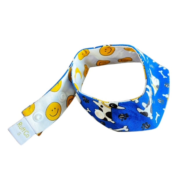 Bull Terrier Bandana - Blue