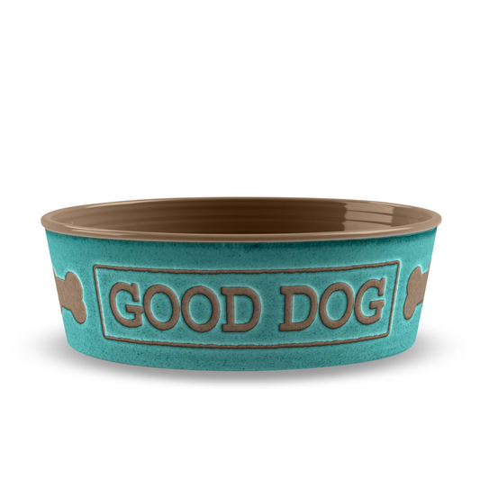 Good Dog Pet Bowl - Teal