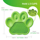 PAW 2-IN-1 Slow Feeder & Lick Pad - Green (Easy)