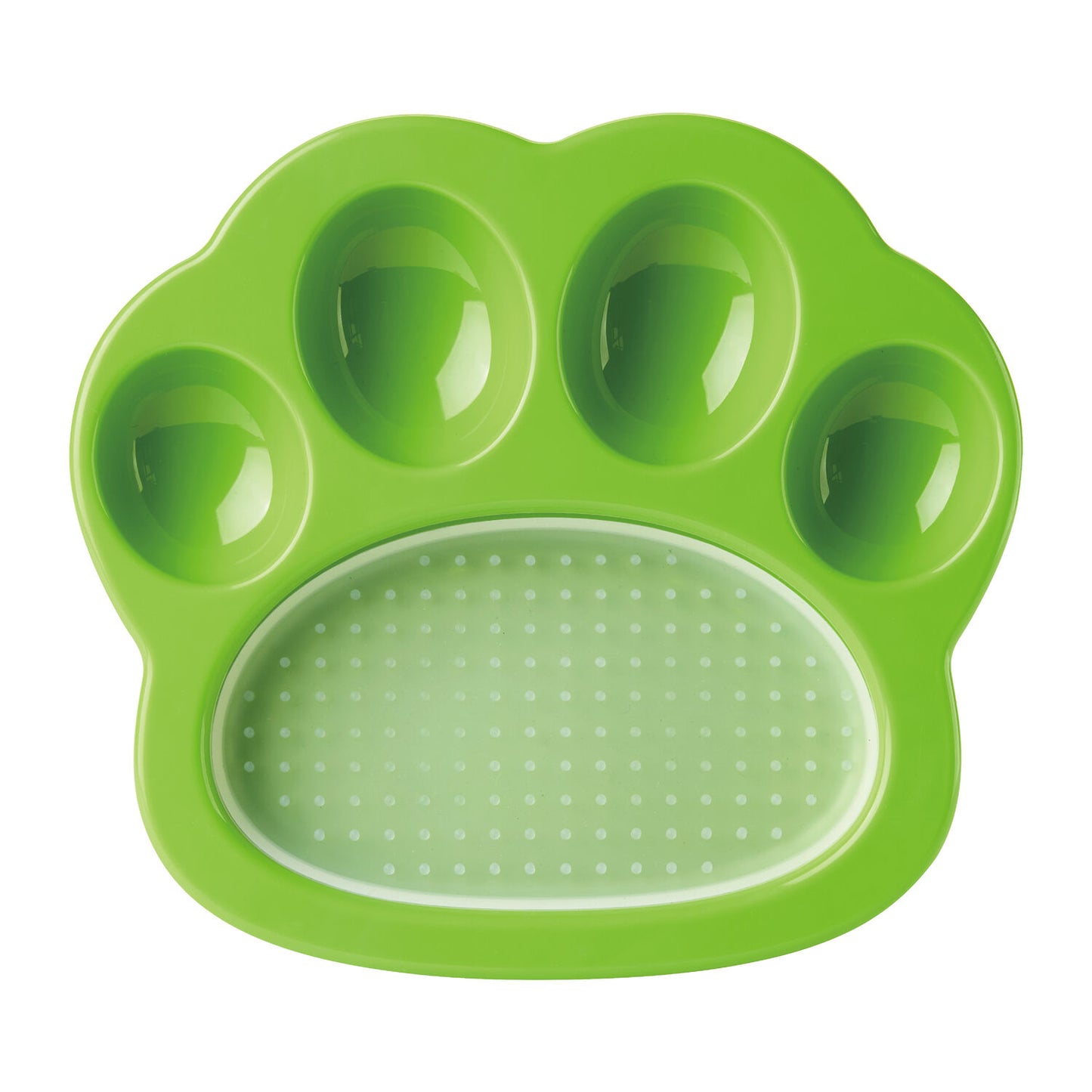 PAW 2-IN-1 Mini Slow Feeder & Lick Pad - Green (Easy)
