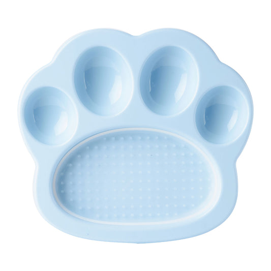 PAW 2-IN-1 Mini Slow Feeder & Lick Pad - Baby Blue (Easy)