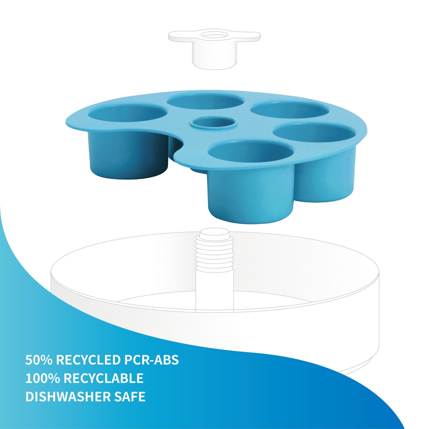 SPIN Accessories -  Palette - Blue (Medium)