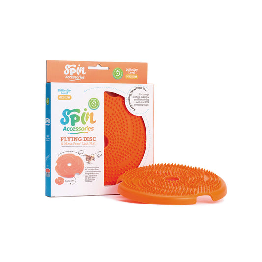 SPIN Accessories -  Lick Frisbee - Orange (Medium)