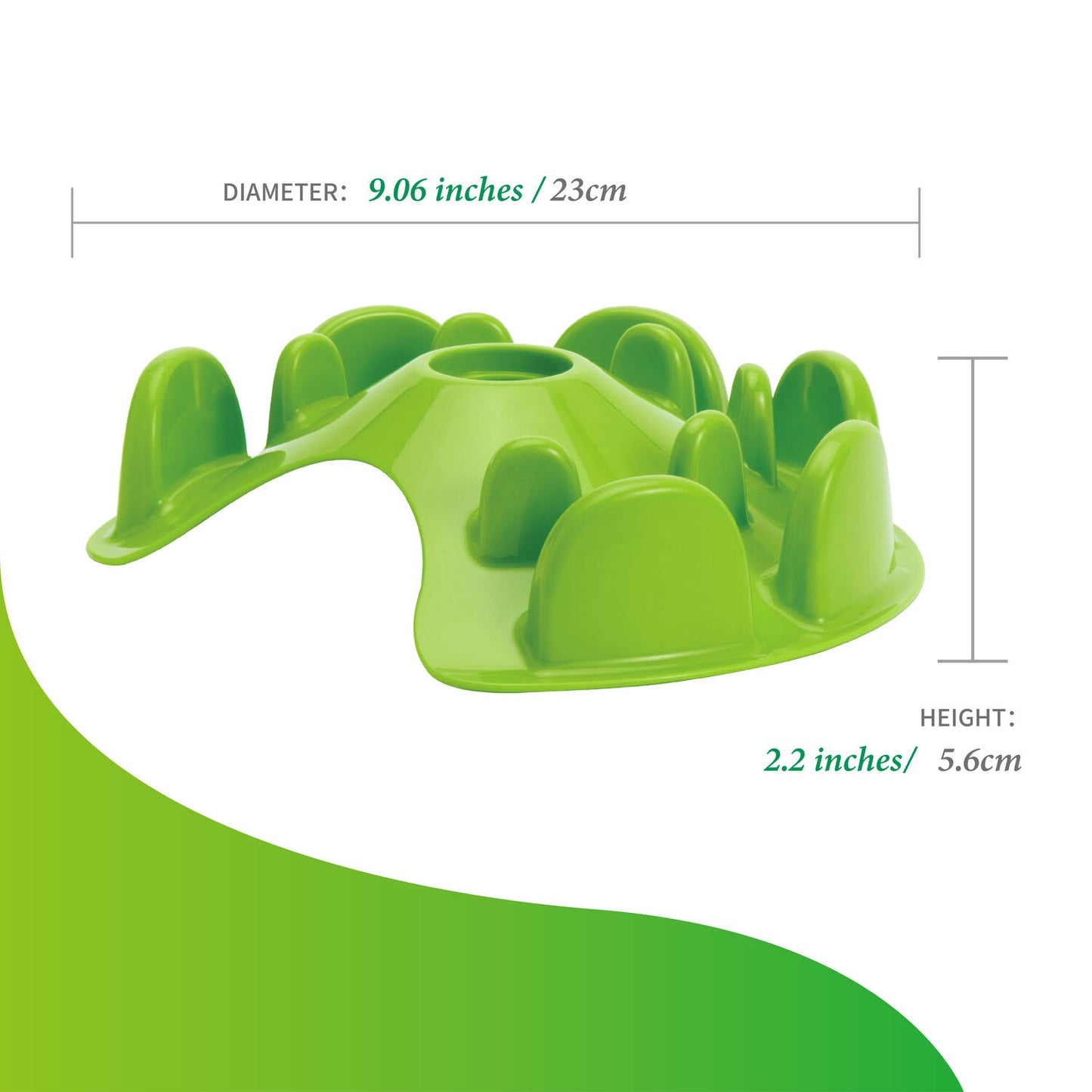 SPIN Accessories -  UFO Maze Disc - Green (Tricky)