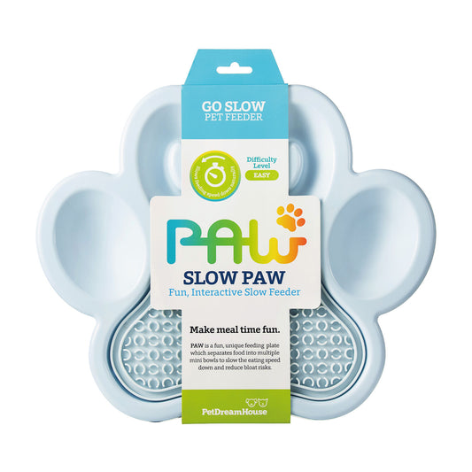 PAW 2-IN-1 Slow Feeder & Lick Pad - Baby Blue (Easy)