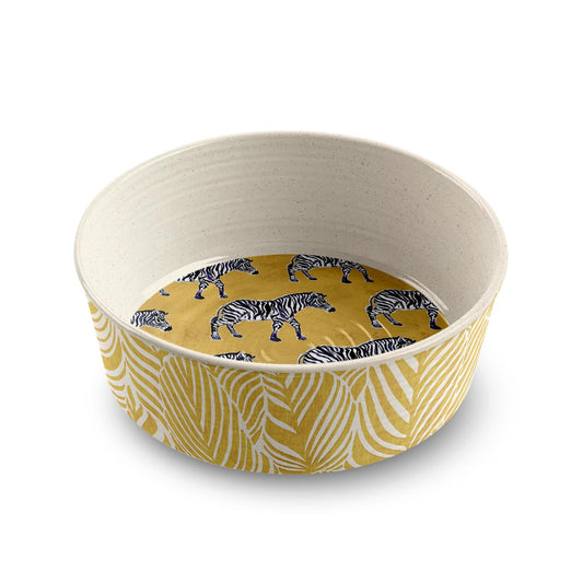 Safari Pet Bowl Zebra - Medium